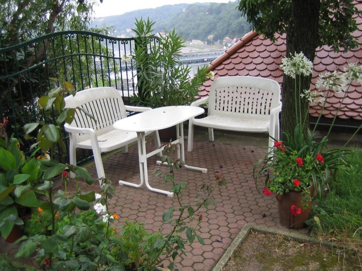 Pension Elbblick Sabine Zuschke Мейсен Экстерьер фото